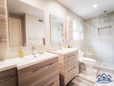 Bathroom remodel, Barton Hills, Austin.