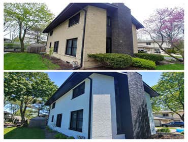 Photos by Improovy Painters Chicago #1 Exterior brick painting