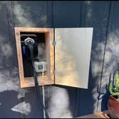 240v Tesla charger with custom casing