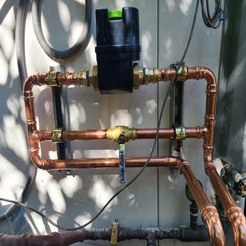 Bamboo plumbing