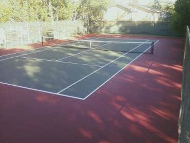 Village Homes tennis court. Thousand Oaks, California Total resurfacing of the Tennis Court.