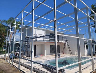 Pool Cage Painting