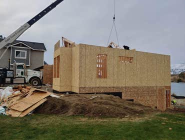 Orondo, WA - Lakehouse Addition Adding 4200 Sq Ft addition to existing 1400 sq ft home above 3 car garage in Orondo, WA