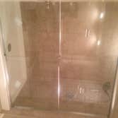 Batthoom Tile and Shower Door