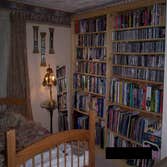 INTERIOR PAINTING OF BEDROOM Customer requested renovations:
Paint Walls
Add Angel Borders
Replace Ceiling
Add Swirls to Ceiling
Add Built In Wa