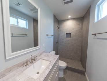 Los Angeles: Major Renovation Complete Make over. Kitchen Remodel - New flooring, countertops, custom cabinets, farm sink and new appliance installatio
