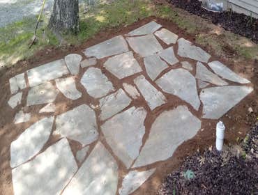 Bluestone Slab Patio