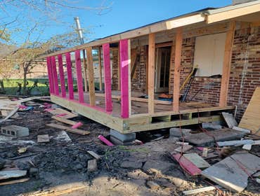 Closed deck install