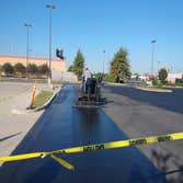 Applying new sealcoat