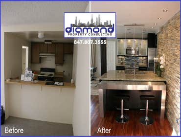 Photos from Diamond Property Consulting, Inc. Garage Demolition, New Concrete Pad, Install Automatic Remote Controlled Gate.
