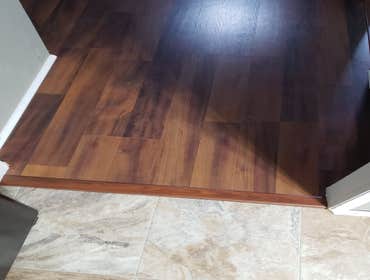 Laminate Floor install