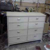 dresser in progress