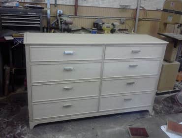 dresser in progress