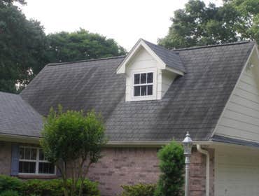 Taylor Home Kingwood Texas These are pictures of shingle roof we recently cleaned in the Kingwood Texas area using our safe non pressure roof cleaning 