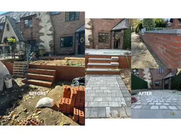 Photos by Vinny Construction Corp #2 Pavers and Brick wall