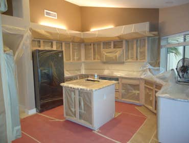 Project photos from Cadillac Tile Company L L C Here we have a good example of before[left side] and after photos, This is just a very small sample of 