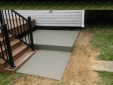Hot tub pad and step base pad