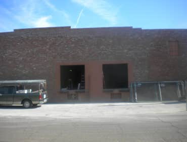 Pantano Produce Co. This was damage to a steel awning attached to a historic brick building Pantano Produce Co.