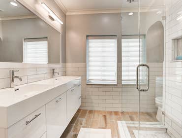 Photo(s) from Prostaff builders Custom design and restoration of three rooms in a historic River Oak home!