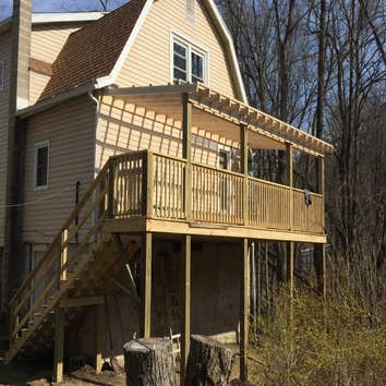 Deck 10 by24 deck with roof