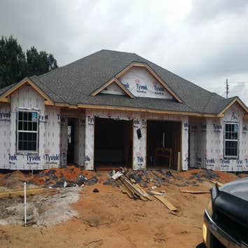 Freshly framed Duplex