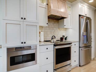 2020 French Country Boise Remodel This client’s vision was to bring a little bit of French Country to Les Bois. It was important to maintain the abilit