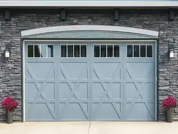 Stylish Steel Carriage House Garage Door