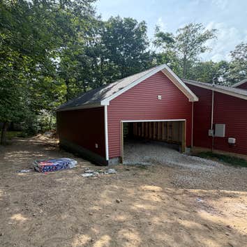 New build garage addition
