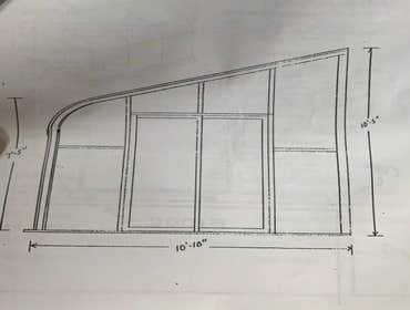Photos by King’s Hand #2 Greenhouse / 4 seasons room
Raised deck converted to floor with premium 360°waterproofing
Plexiglass is shatterproof with met