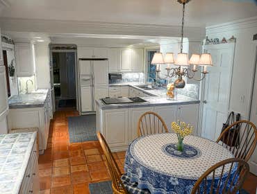1998: South American Influenced Country Kitchen This was the first of 4 significant remodels we did for this work-at-home client. He is a consultant th