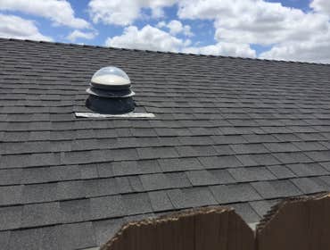 New shingle roof