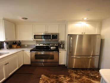Project photos from Andrews fine cabinets and millwork Santa Barbra home show remodel. Before and after.