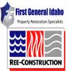 Ree-construction/first General Idaho logo