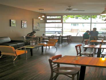 effortless design, inc. Uniquely crafted pieces make SOWA Loft more livable.
Our interior of a coffee lounge.
Adaptive Reuse-Transformation of a rundow