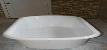 Clawfoot tub This job was a good challenge for us because of the condition of the tub, a very old and rusty claw foot tub, we stripped the tub down ins