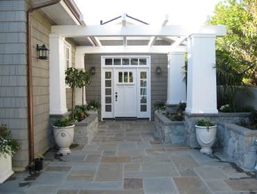 Full color Bluestone entrance