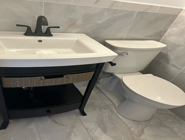 Powder Room Before and After Powder Room
