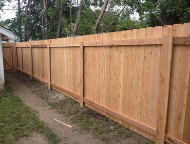Custom & Cedar Wood Fence