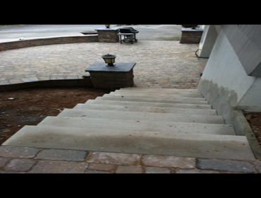 Outside work pavers, addition and siding. Photos of outside work. Back yard pavers