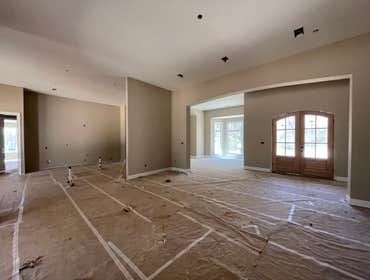 Custom Home EF2201 Still Under Construction - Custom home in Collierville TN. Arched doorways, 3 car garage, carriage house, 1x T&G ceilings at porche