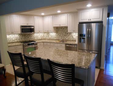 Painted cabinets
