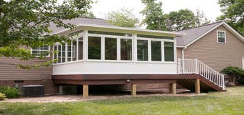 Sunrooms Hullco offers the only insulated sunroom in the area. Whether you're looking to enclose a patio or deck, or build a new custom sunroom from th