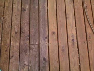 Cedar deck