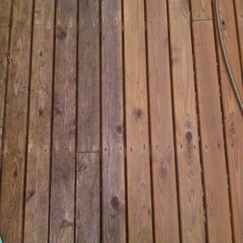 Cedar deck