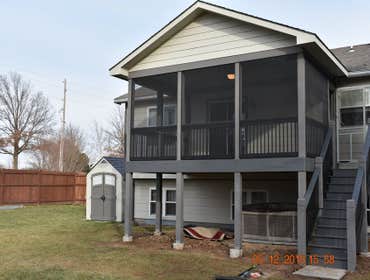 Preston Screened Composite Deck