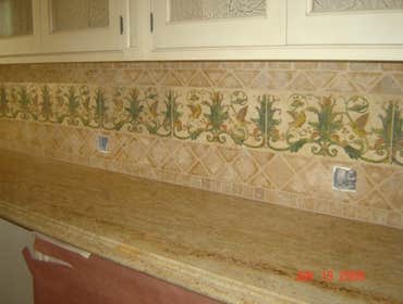Bathroom and Kitchen Remodels Here are some pictures of the work I have done for my clients throughout the years. I work with tile, marble, stone, glas