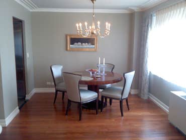 Crown Molding, Paint & Floors.