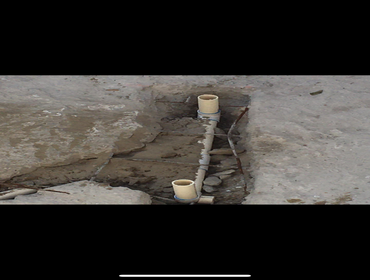 Split main drain