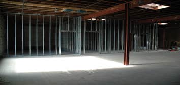 Downtown Bar (Before) Installing electric and plumbing in this new downtown bar! We can't wait to see what it looks like in the end!