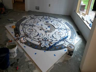 Marble medalion